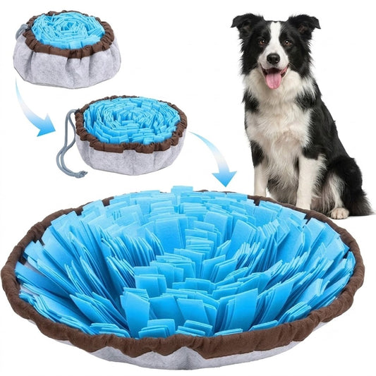 Interactive Dog Snuffle Mat – Slow Feeder & Mental Stimulation Toy for Dogs